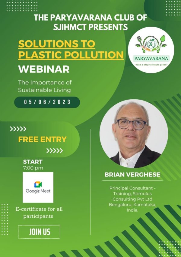 Webinar on Solutions to Plastic Pollution